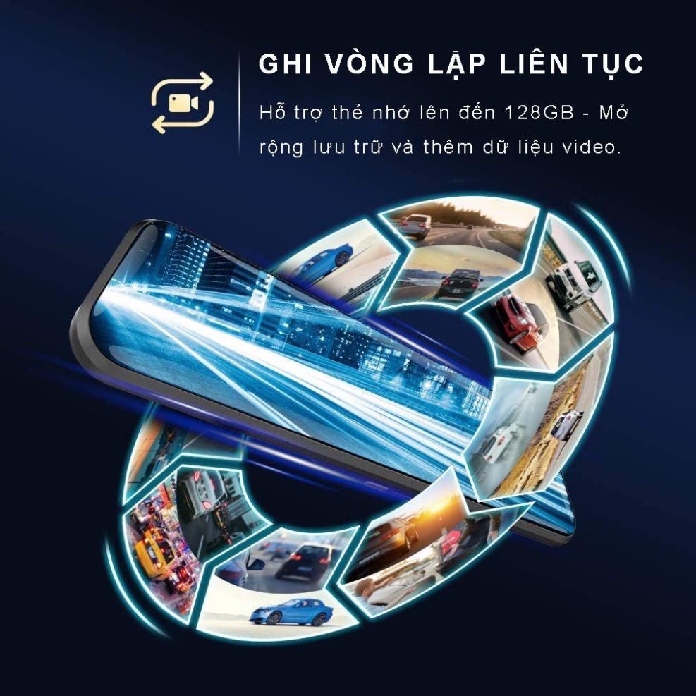 Camera hành trình KG10 PROMAX ONTEKCO wifi Độ phân giải cao - Full HD 2k,ghi hình trước sau - Bảo hành 12 tháng