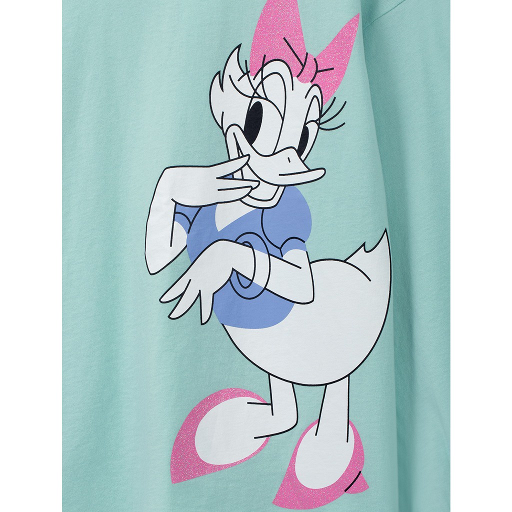 Áo phông dài tay bé gái CANIFA chất liệu cotton in hình 1TL23W004