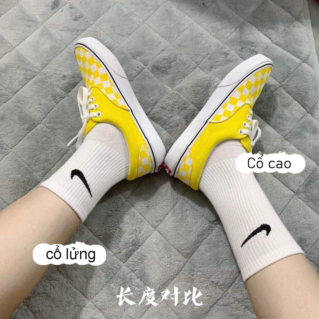 Tất nike - Vớ Nike cổ cao - lửng - Nhiều Màu Nam Nữ Phối cùng sneaker cực đẹp