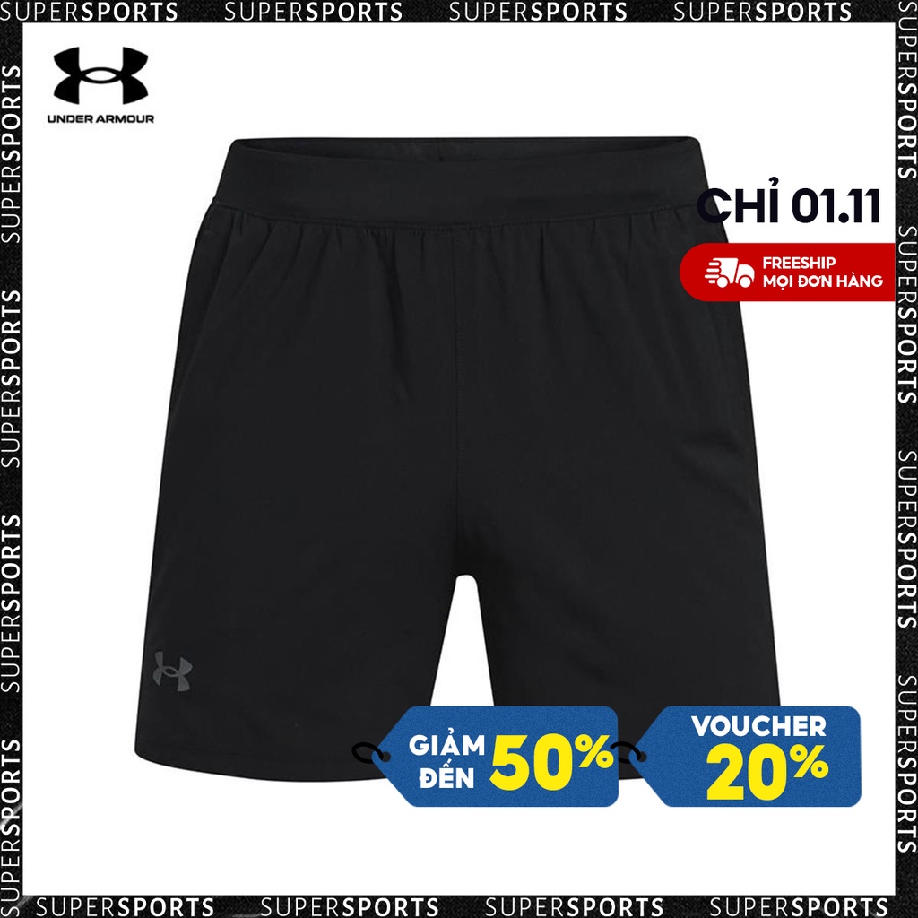 Quần ngắn thể thao nam Under Armour Launch Run 5" - 1361492-001