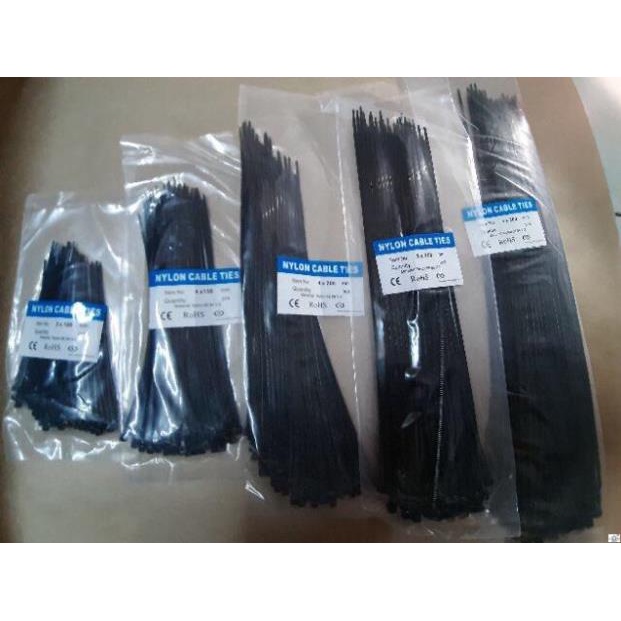 Bịch 72 Dây Rút Nhựa Poly 10cm 20cm 30cm 40cm ./