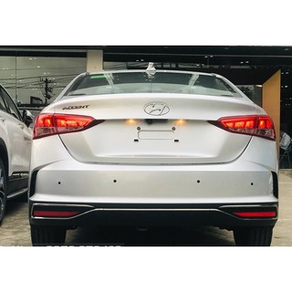 Nẹp ba đờ xốc sau hyundai accent 2021 - 2022 có mạ, nẹp cản sau hyundai accent 2021 - 2022 có mạ