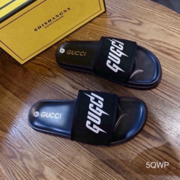 Dép lê guci, dép quai ngang nam nữ  đi êm đế cao 3m mới nhất 2023