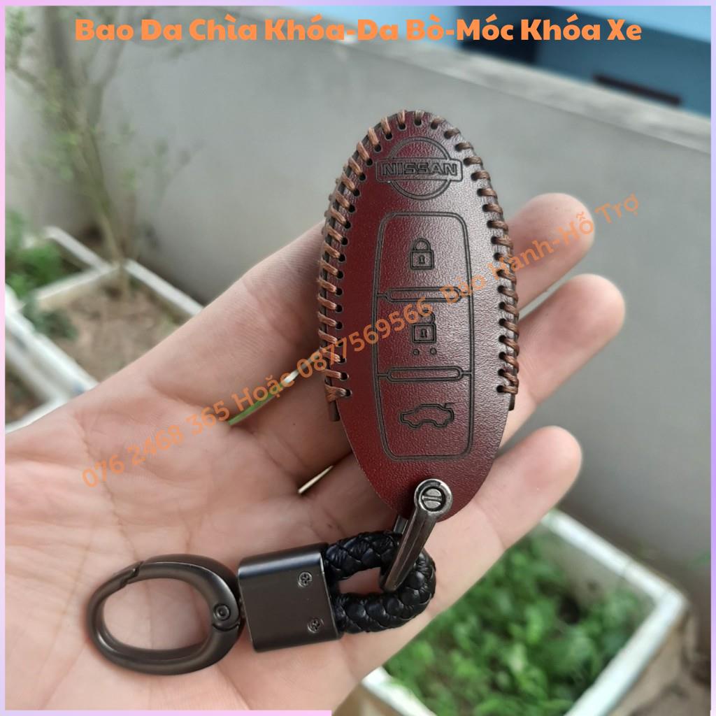Bao Da Nissan Xtrail, Navara, teana, terra,... Bao da chìa khóa da bò thật bảo hành 2 năm