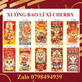 Combo sỉ 1200 cái bao lì xì Tết 2024 nhiều mẫu giao theo xấp