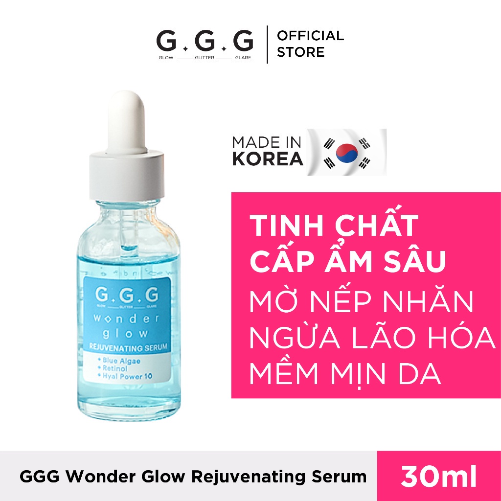 Combo Kem Chống Nắng Dưỡng Da GGG Transparent Sun SPF 50/PA++++ 50ml & Tinh chất Cấp Ẩm Sâu GGG Revenjunating Serum 30ml