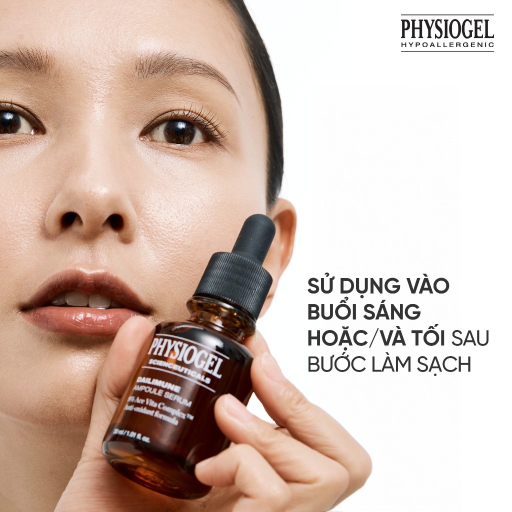 Tinh chất dưỡng trắng chống Oxy hóa Physiogel Scienceuticals Dailimune Ampoule Serum 30ml