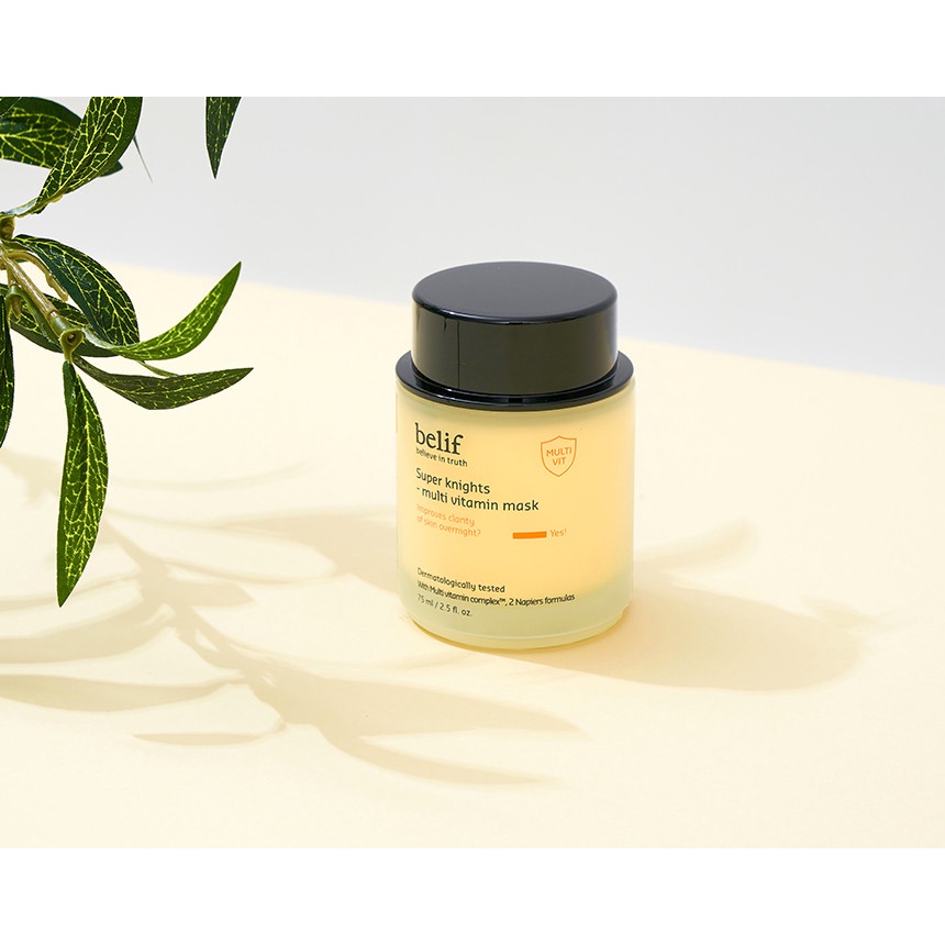 Mặt nạ ngủ dưỡng ẩm và phục hồi da chuyên sâu belif Multi Vitamin Mask 75ml