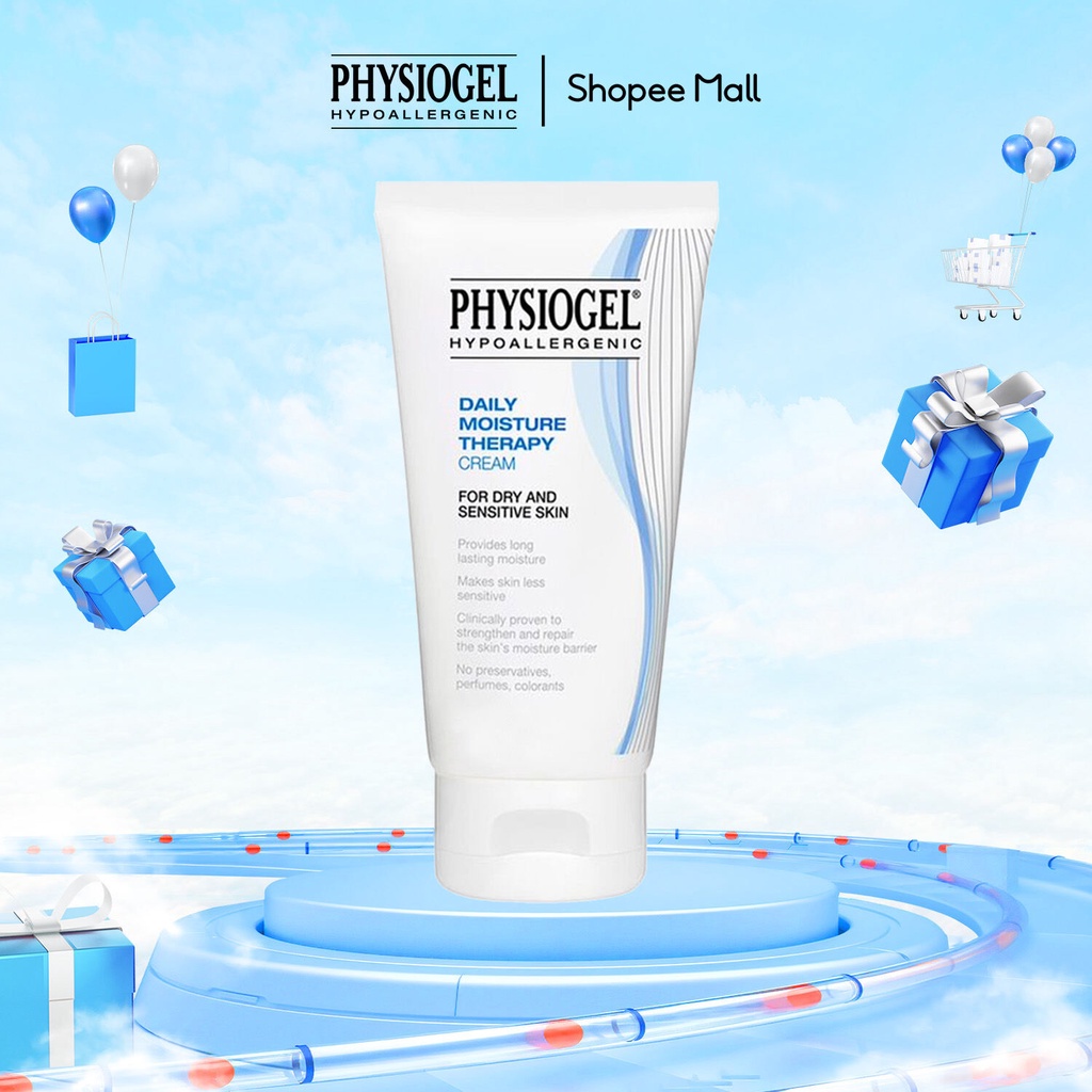 Kem dưỡng ẩm dịu nhẹ Physiogel Daily Moisture Therapy Cream dành cho da khô và da nhạy cảm 75ml
