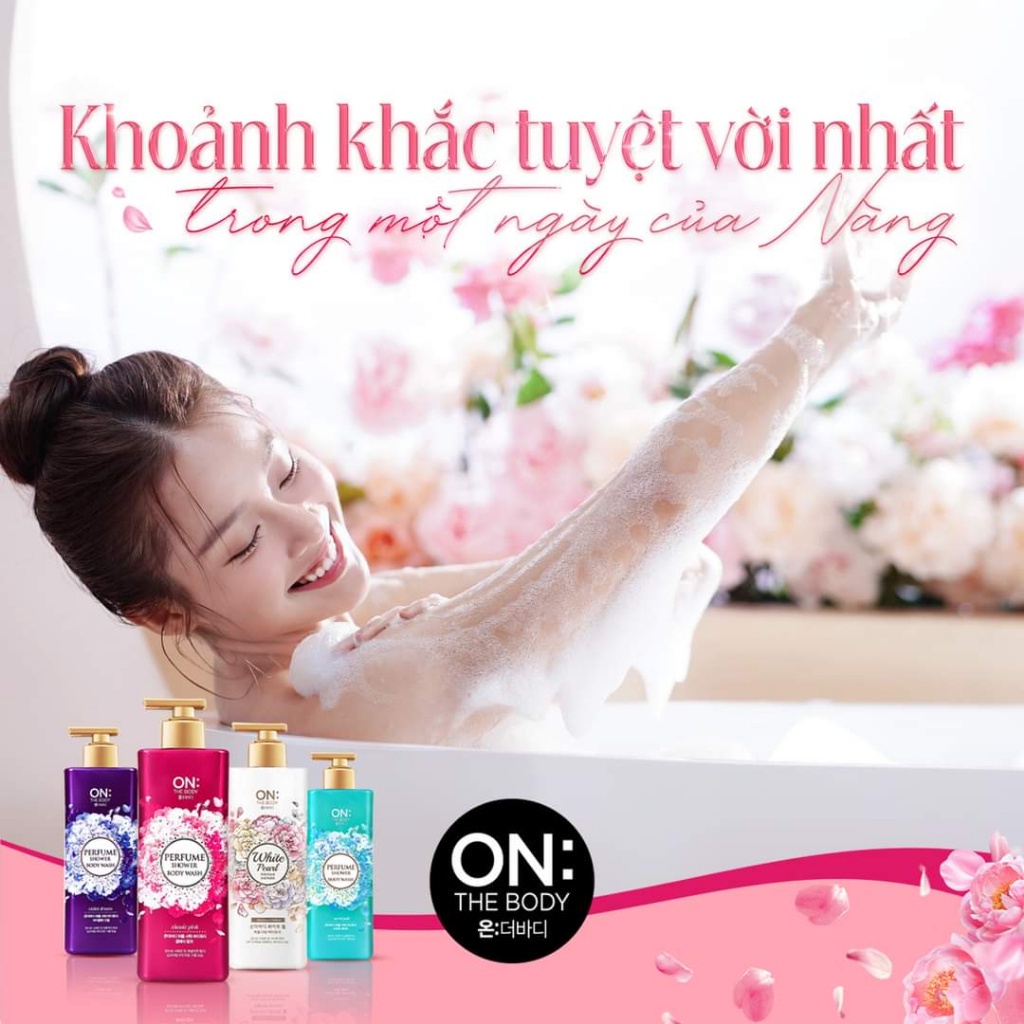 Combo 2 Sữa tắm dưỡng ẩm On: The Body Perfume Violet Dream - Hương Quyến Rũ 1000gx2