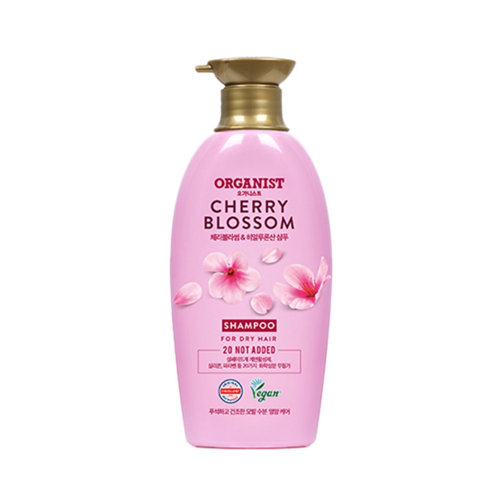 Dầu gội nuôi dưỡng tóc Organist dành cho tóc khô – Hoa Anh Đào 500ml