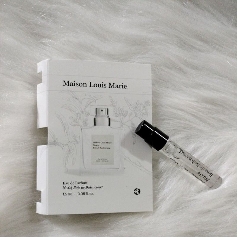 Maison Louis Marie No.04 Bois de Balincourt EDP - Vial sample mẫu thử nước hoa