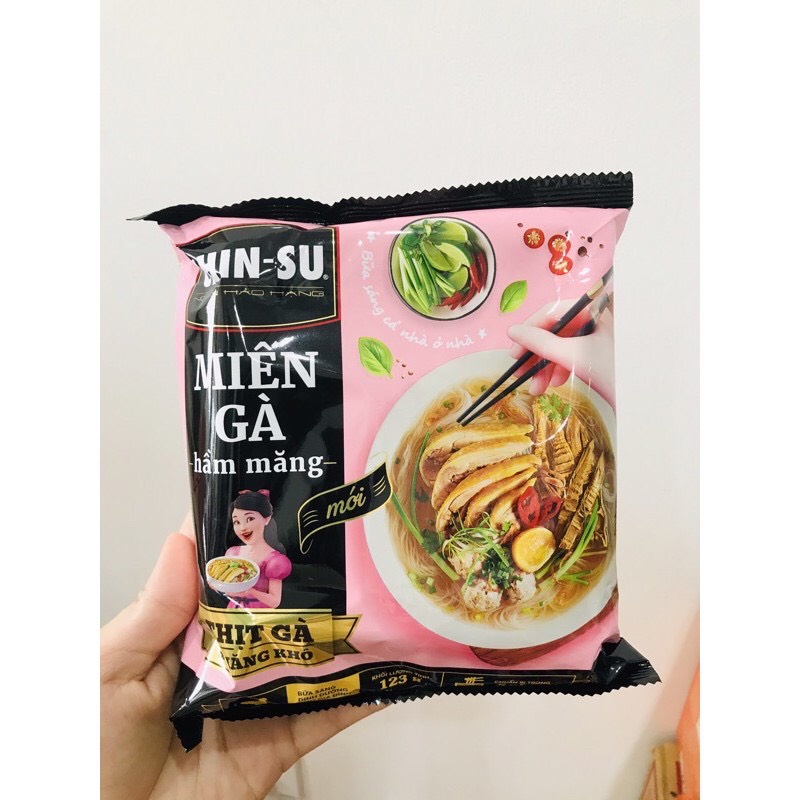 CHIN-SU Miến Gà Hầm Măng  Dạng Gói 127g