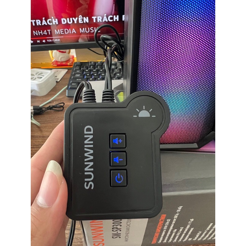 Loa vi tính Bluetooth 2.0 SUNWIND SW-SP300 -Âm thanh hay bass căng -Có Bluetooth + đầu vào 3.5 taphoanhaso