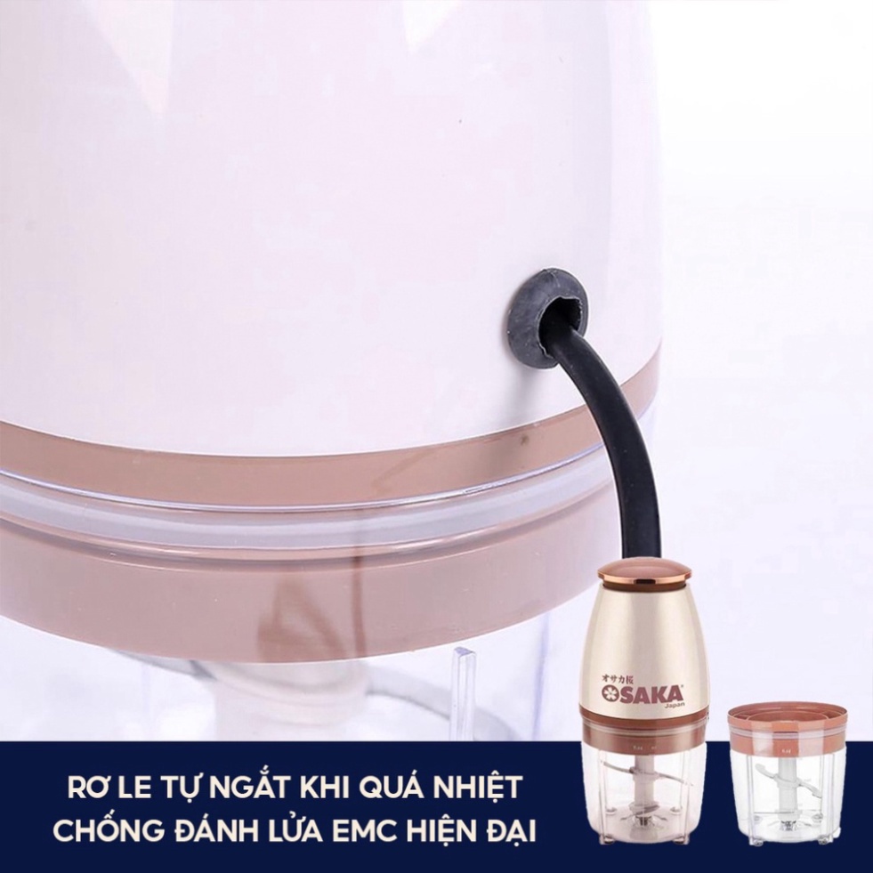Máy xay đa năng Osaka Nhật Bản, máy xay cầm tay ,máy xay thịt phiên bản mới công suất 350W