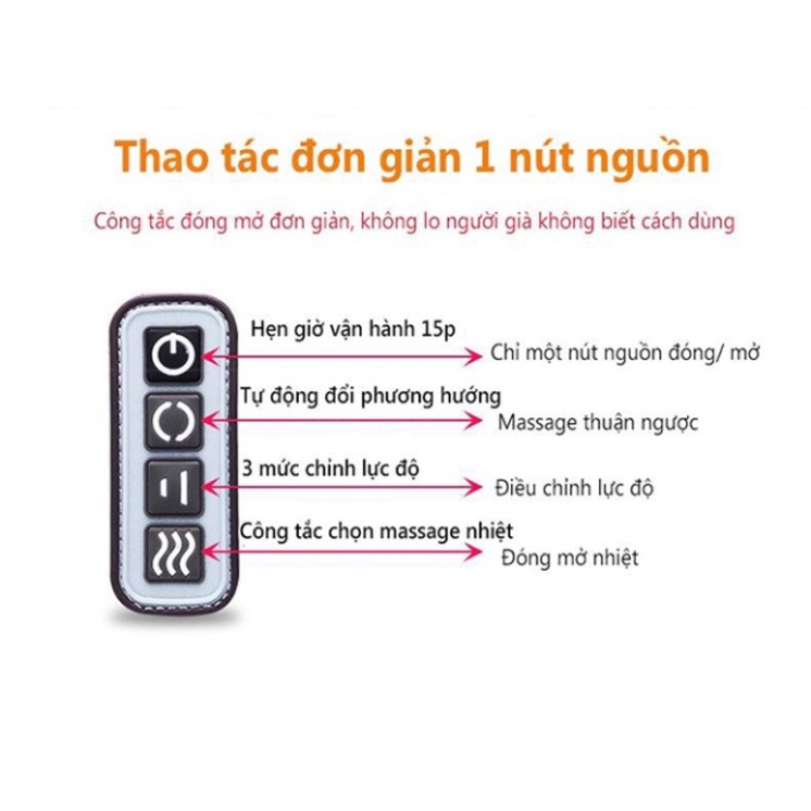 Máy massage chân bấm huyệt L06 , Máy mát xa xoa bóp bàn chân tự động dành cho người già dân văn phòng