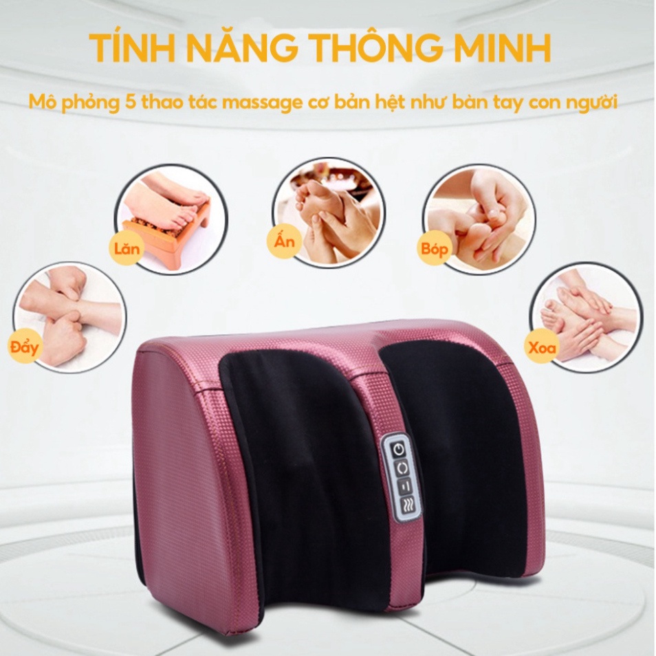 Máy massage chân bấm huyệt L06 , Máy mát xa xoa bóp bàn chân tự động dành cho người già dân văn phòng
