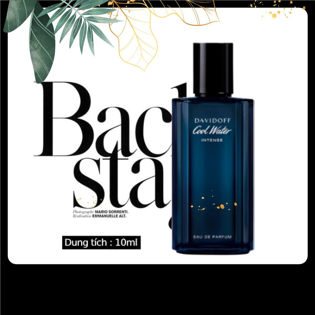 Nước hoa Davidoff Cool Water Intense 10ml