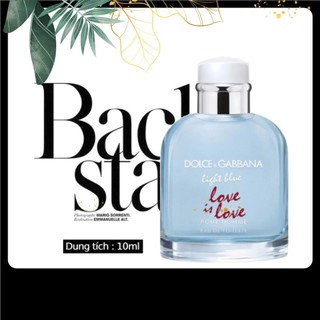Nước hoa light blue love is love pour homme edt 10ml