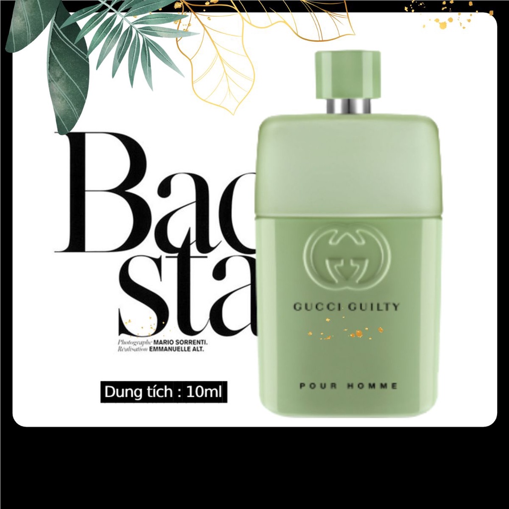 Nước Hoa Nam Gucci Guilty Love Edition Pour Homme EDT 10ml
