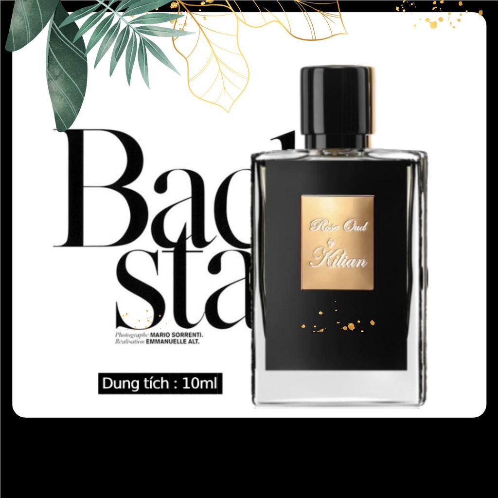 Nước hoa Rose Oud By Kilian EDP 10ml ( bản black )
