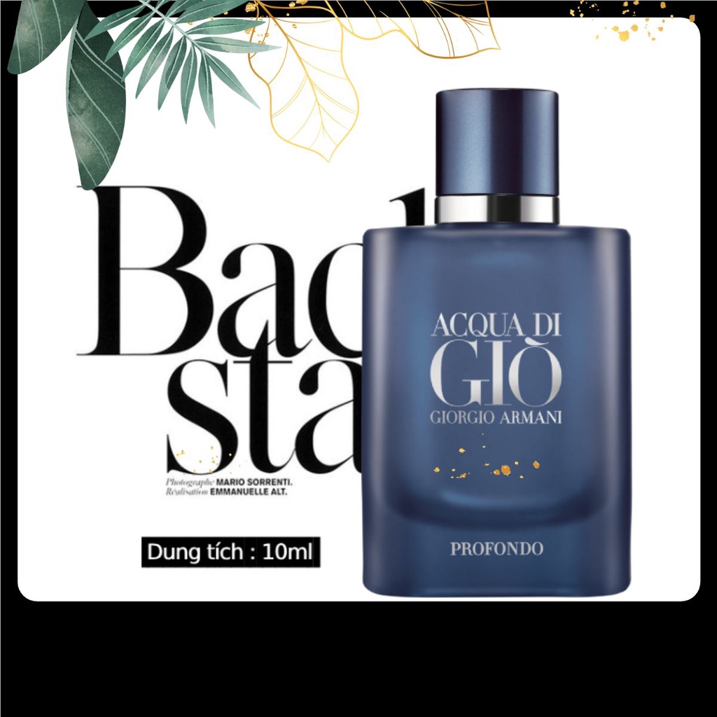 Nước hoa G.I.O Profondo  - 10ml