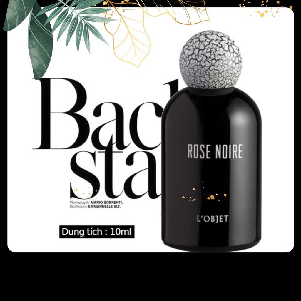 Nước hoa L'OBJET- Rose Noire Eau de Parfum 10ml