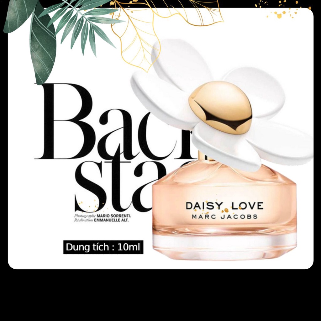 Nước Hoa Nữ Daisy Love Hương Thơm Ngọt Ngào, Trẻ Trung Đầy Tinh Nghịch Edt 10Ml