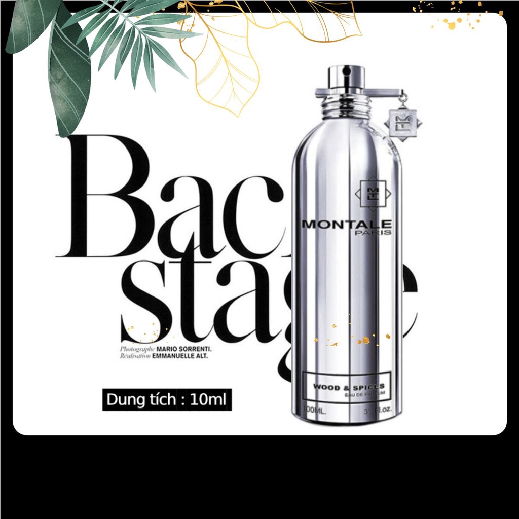 Nước Hoa Montale Wood & Spices Unisex EDP 10ml