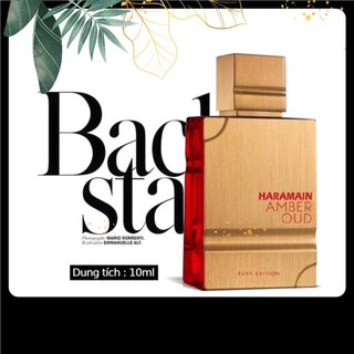 Nước hoa Haramain Amber Oud Ruby Edition EDP 10ml