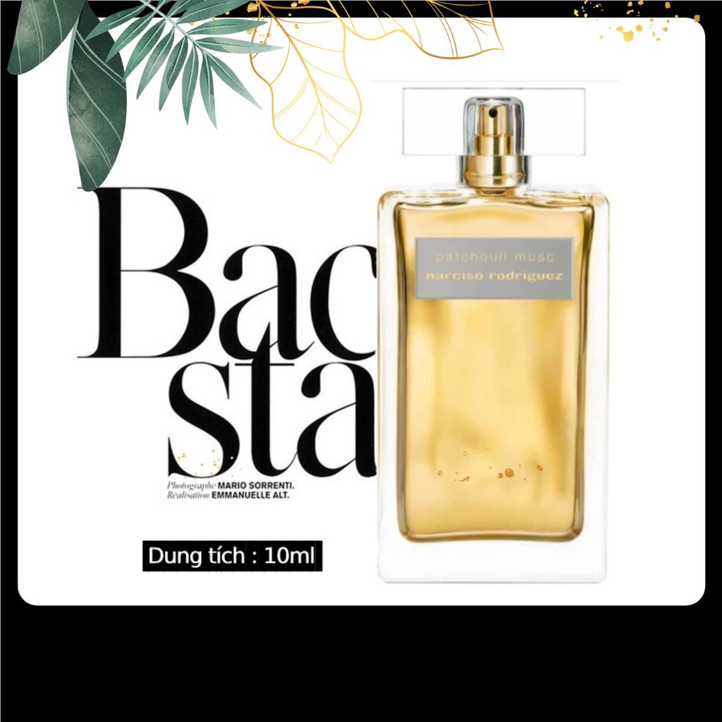 Nước hoa nữ Patchouli Musc Narciso Rodriguez - 10ml