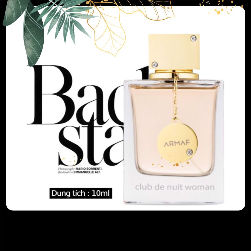 Nước Hoa Armaf - Club De Nuit EDP nữ 10ml