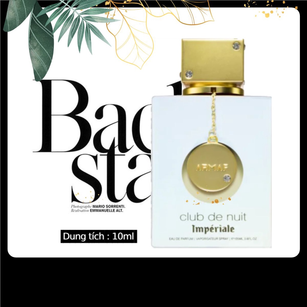 Nước hoa Nữ Club De Nuit Imperiale EDP 10ml