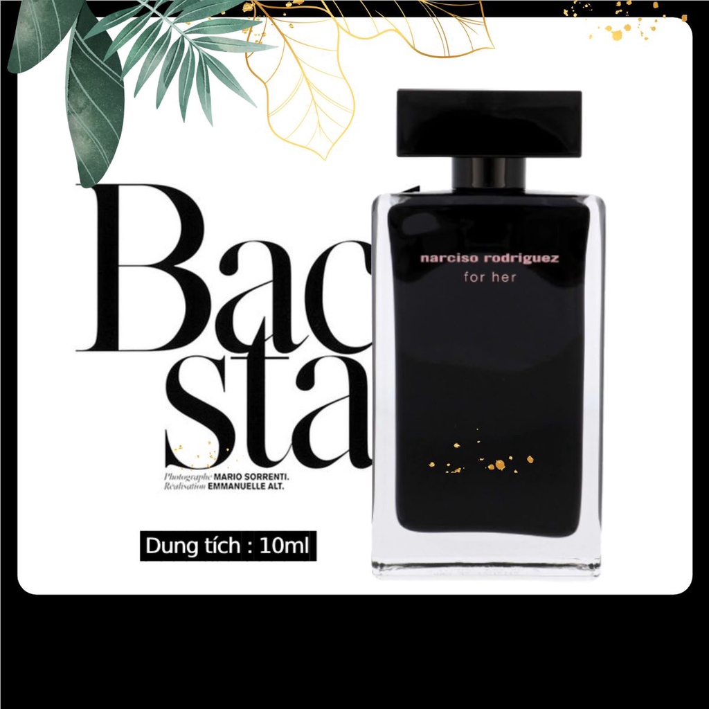 Nước hoa Narciso Rodriguez for her EDT ( Black ) - 10ml