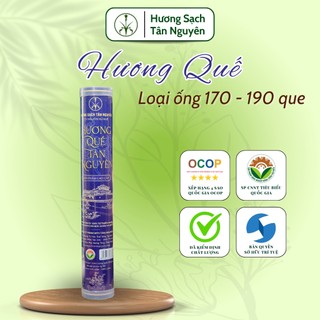 Nhang quế Tân Nguyên, nhang thơm thờ cúng, nhang sạch ít khói loại ống 170, 190 que