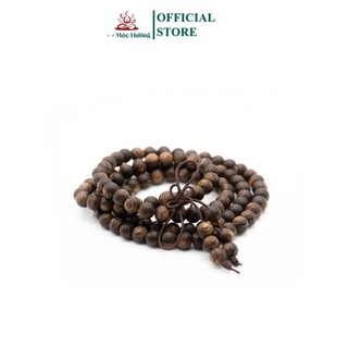 Vòng Tay Trầm Hương Chuỗi Tràng Hạt 108 Hạt Size 6mm MỘC HƯƠNG TN - AT 100% Tự Nhiên Dành Cho Nam Nữ