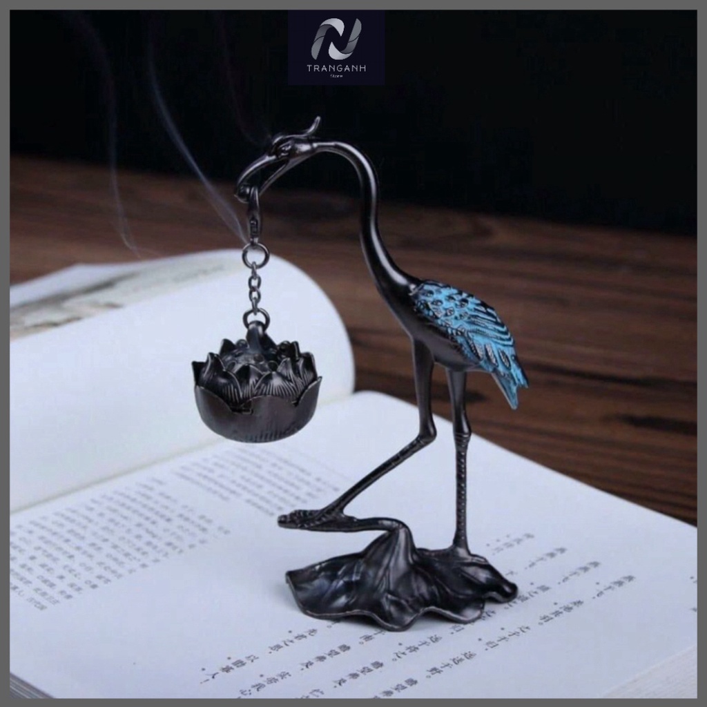 MVP3470 Hồng Hạt Đốt Trầm Hương Chất Liệu Đồng Decor Cực Đẹp