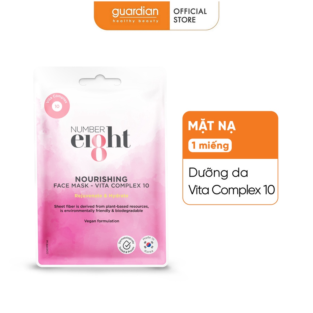 Mặt Nạ Nuôi Dưỡng Và Giúp Tái Tạo Da Làn Da Number Eight Nourishing Face Mask Vita Complex 10 Rejuvenate & Hydrate 23ml