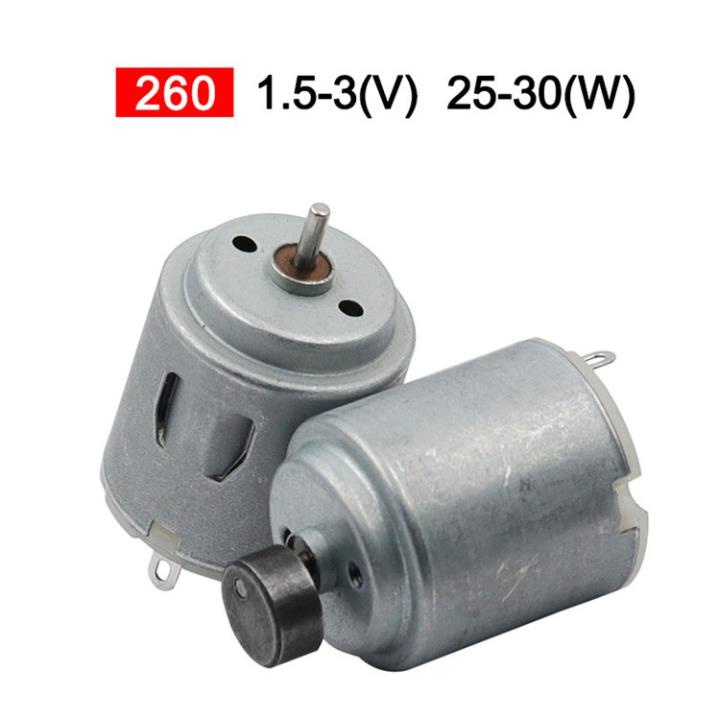 Động Cơ 3V 6V 7.4V DC-260 motor 260 tốc độ cao sử dụng làm DIY chế tạo