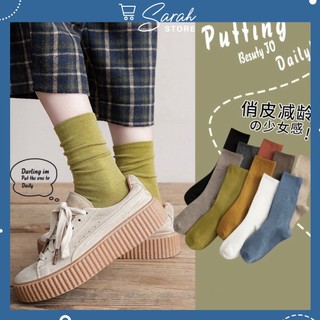 1 đôi tất cổ cao mẫu mới thu đông 2021 ulzzang