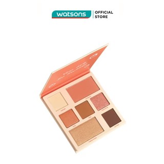 Bảng phấn mắt & mặt silkygirl juicy peach eye & face palette 12.6g