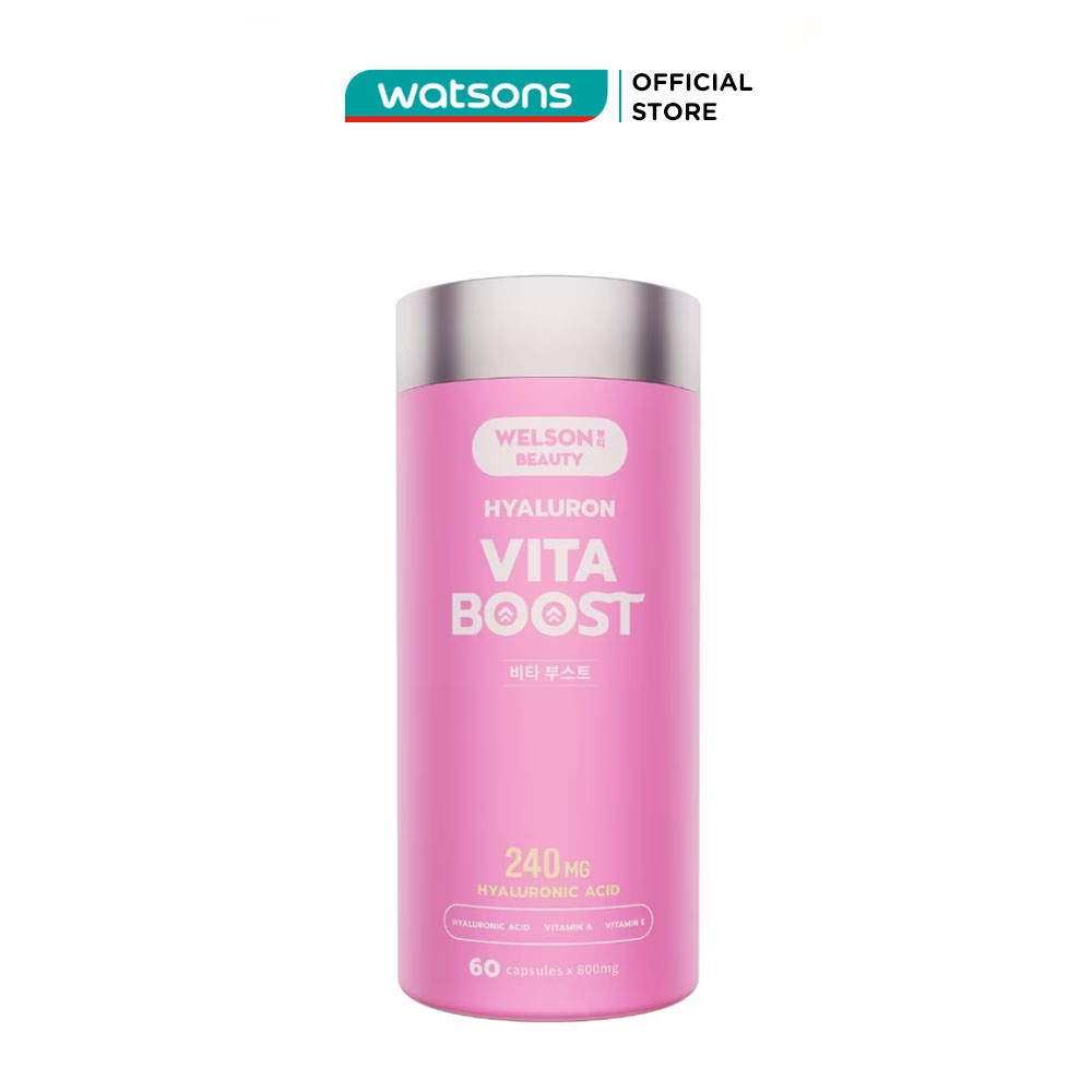 Thực Phẩm Bảo Vệ Sức Khỏe Welson Beauty Hyaluron Vita Boost 60 viên