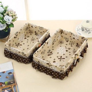 Giỏ đan mây thủ công đựng đồ chơi / chìa khóa / điều khiển từ xa