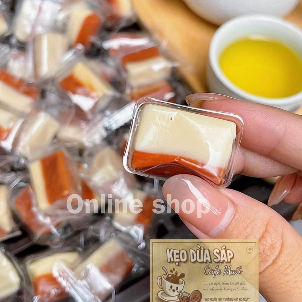 Kẹo dừa sáp cà phê muối Bến Tre 1kg