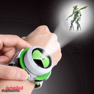 Đồng hồ chiếu hình ben 10 - đồng hồ thời trang phong thái Ben10 chiếu hình kì quái cho trẻ
