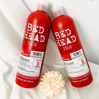 Bộ dầu gội tigi đỏ - tigi bed head hàng uk 1500ml/cặp gội xả phục hồi tóc hư tổn cấp độ 3 qt