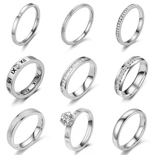 Nhẫn Bạc Dành Cho Nữ Kiểu Dáng Đơn Giản