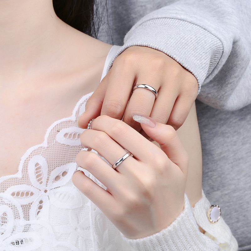 Nhẫn Bạc Dành Cho Nữ Kiểu Dáng Đơn Giản