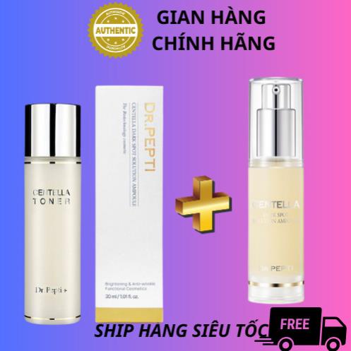 SERUM TRẮNG DA + Nước Hoa Hồng Dr.Pepti Centella