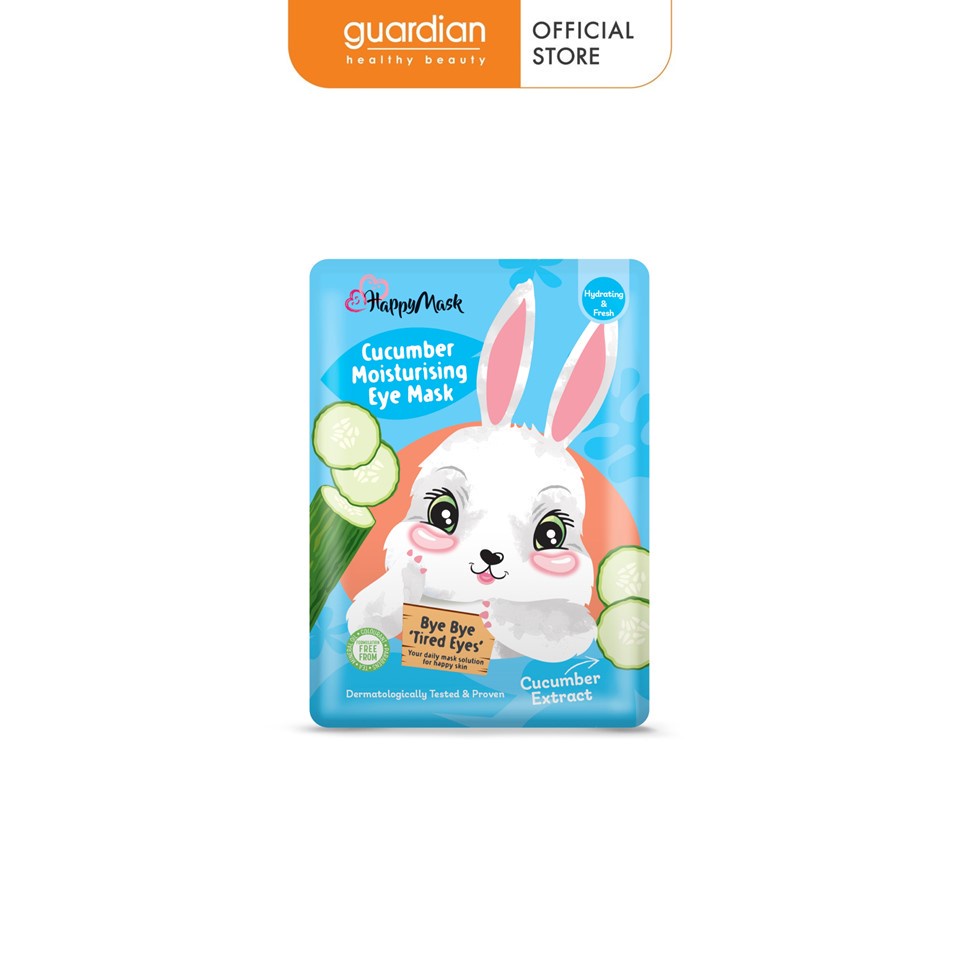 Mặt Nạ Mắt Dưa Leo Dưỡng Ẩm Da Happy Mask Cucumber Moisturising Eye Mask 6ml